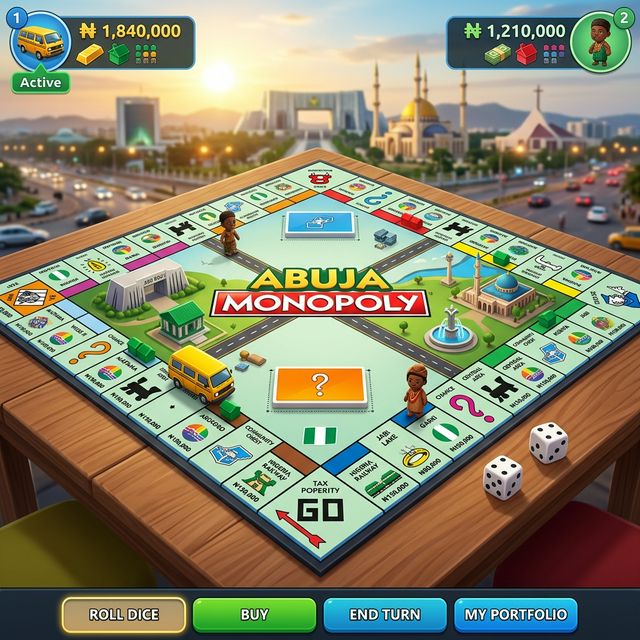 Landlord board in play on mobile.